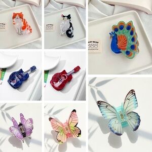 75R. Acrylic Hair Clips